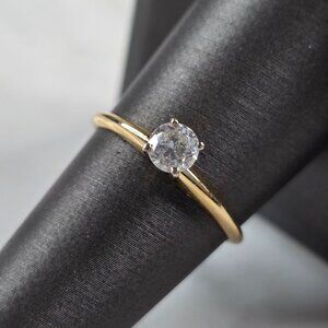 Womens Vintage Estate 14k Gold Diamond Engagement Ring 1.9g E904